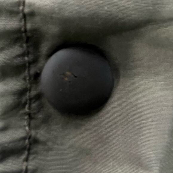 Gap Cinch Waist Utility Field Jacket Pockets Water Resistant Khaki size Medium - Picture 11 of 13